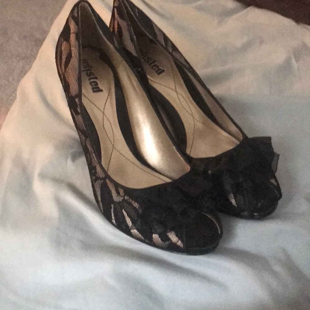 Unlisted Black Heels